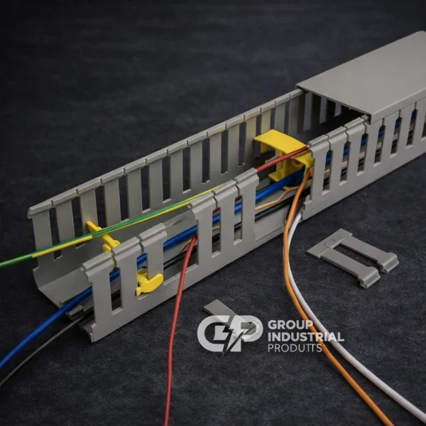 Canaleta Plástica Ranurada para Cableado