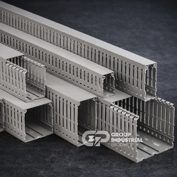 Canaleta Plástica Ranurada para Cableado