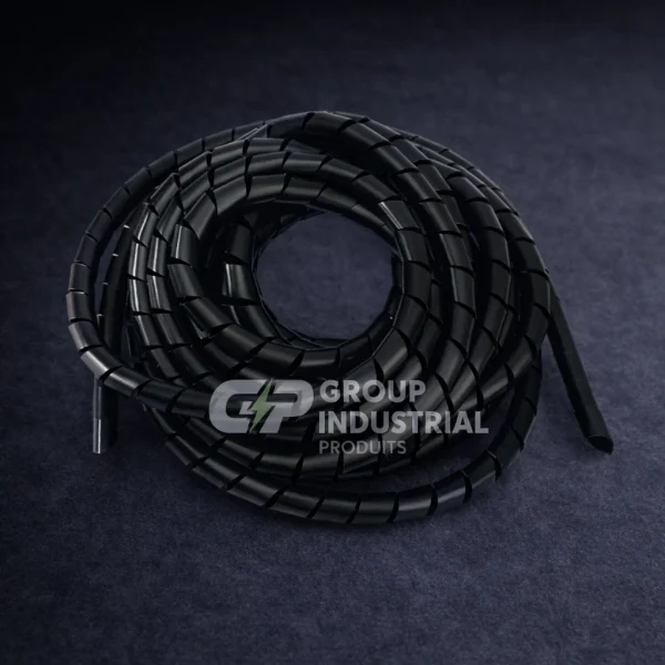 Espiral Protector para Cable Negro (Organizador de Cables)